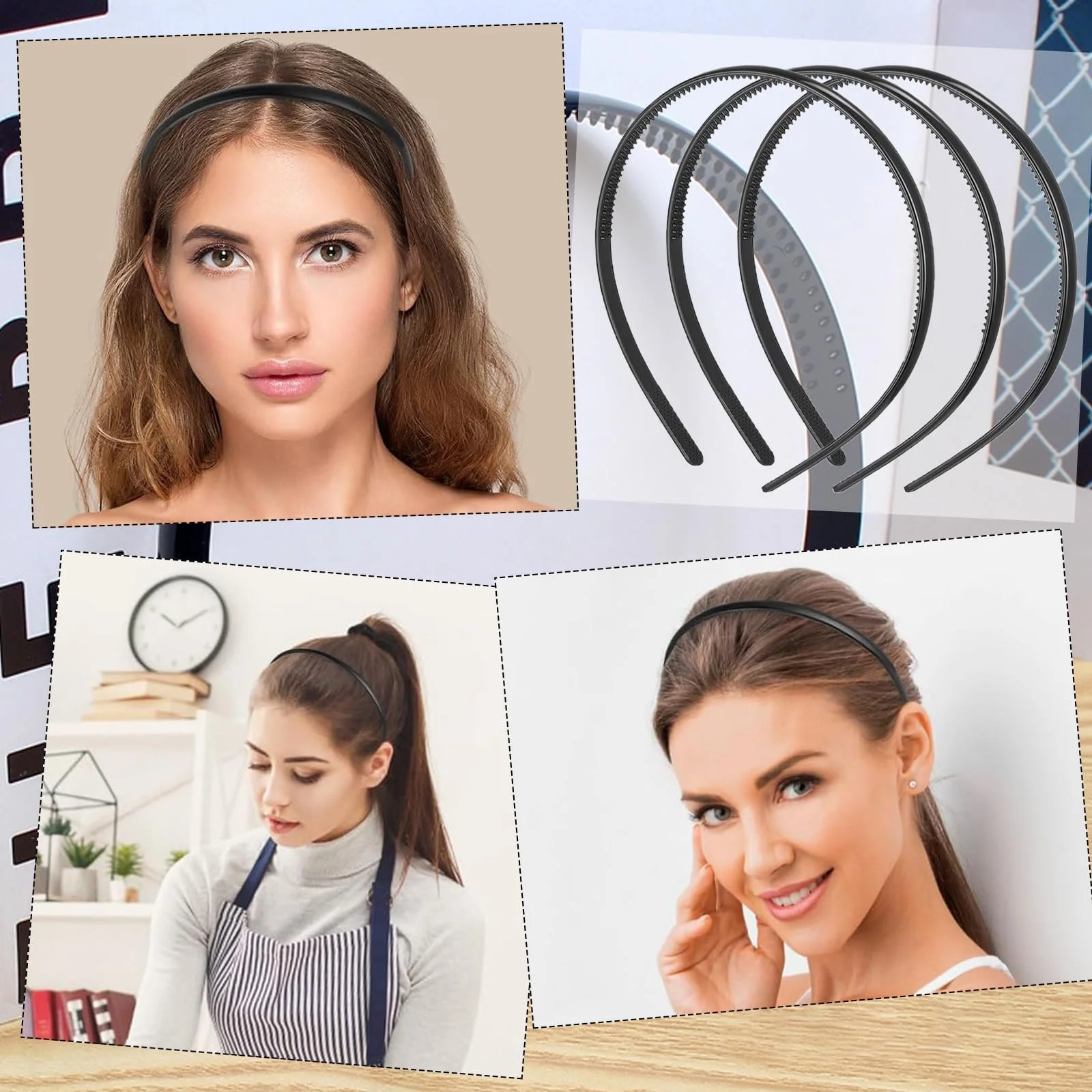 Обруч Черный (5 шт.) Широкий, фото №3 Обруч Черный (5 шт.) Широкий, фото №3