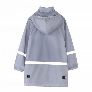 Непромокальний плащ для дітей з капюшоном, на ґудзиках synthetic.ua - Фото 1