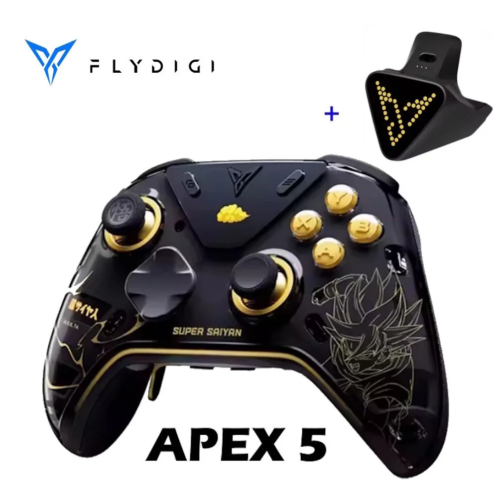 Геймпад FlyDigi APEX 5 Dragon Ball Black + док-станція (Android/Windows/Nintendo Switch/VR/iOS), фото №1