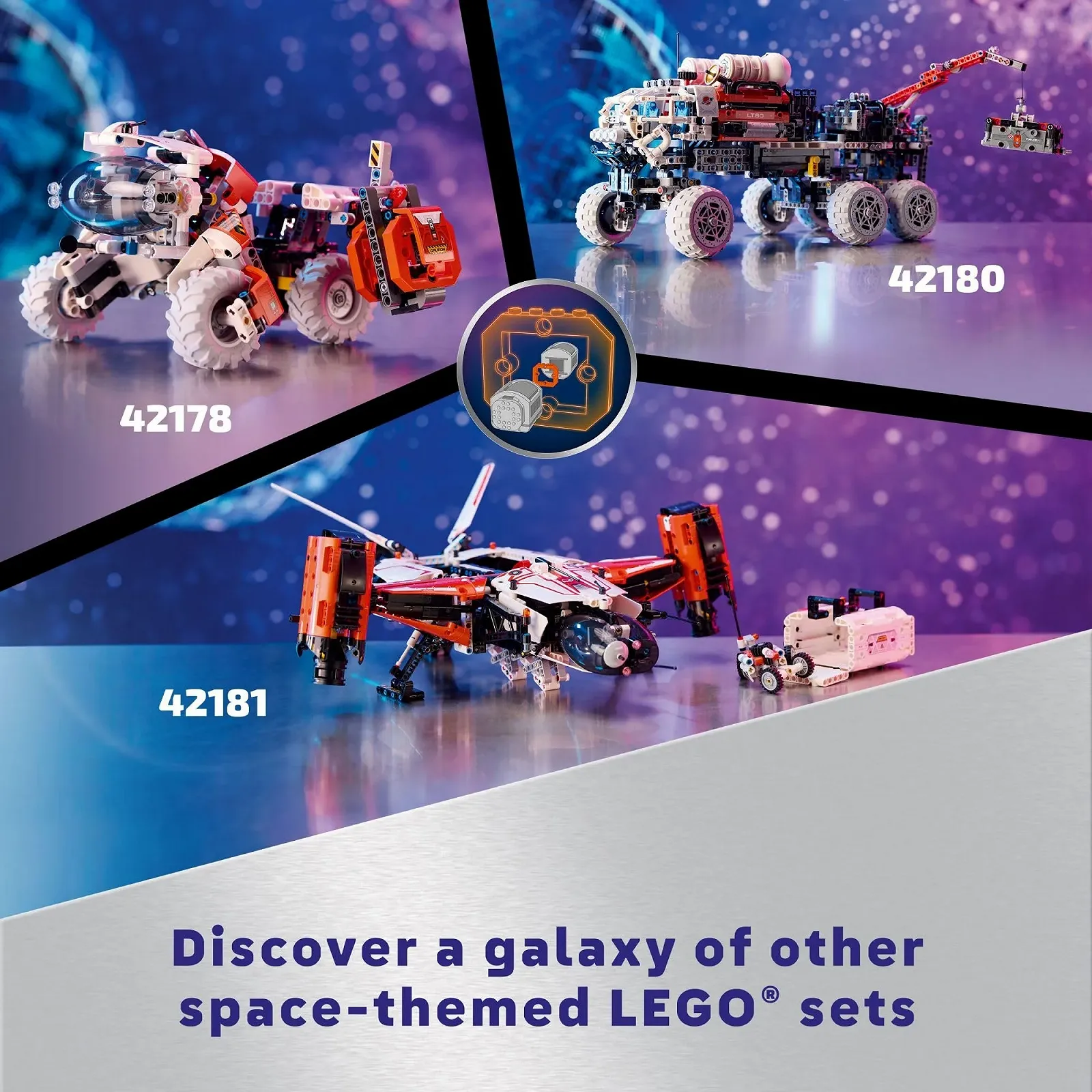 Конструктор LEGO Technic Surface Space Loader LT78, Космическая игрушка для приключений, конструирования, исследования и строительства, Космический подарок для творческой игры, Подарок на день рождения для мальчиков от 8 лет, фото №6 Конструктор LEGO Technic Surface Space Loader LT78, Космическая игрушка для приключений, конструирования, исследования и строительства, Космический подарок для творческой игры, Подарок на день рождения для мальчиков от 8 лет, фото №6