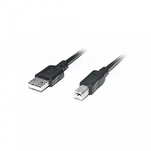 Кабель для принтера USB2.0 AM/BM 3.0m Pro black REAL-EL EL123500027 - Фото 1