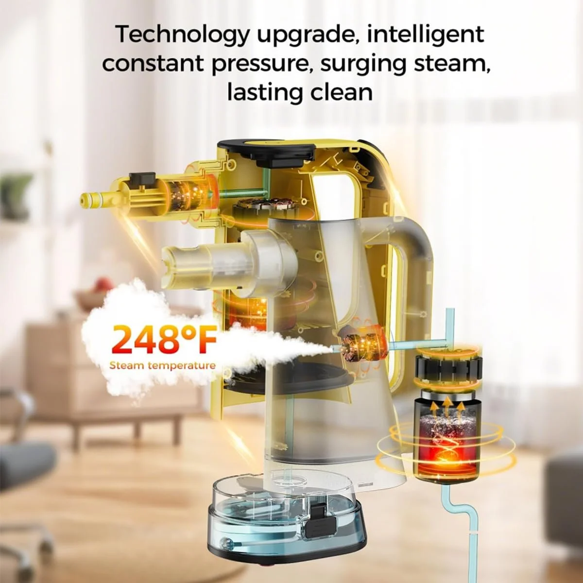 Пароочисник ручний 1200 Вт 7-в-1, фото №2