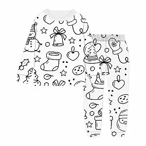 Купити Піжамний набір DIY, ручний розпис, піжама для дому, яку можна прати, піжама для розфарбовування - Фото 1 Піжамний набір DIY, ручний розпис, піжама для дому, яку можна прати, піжама для розфарбовування - Фото 1