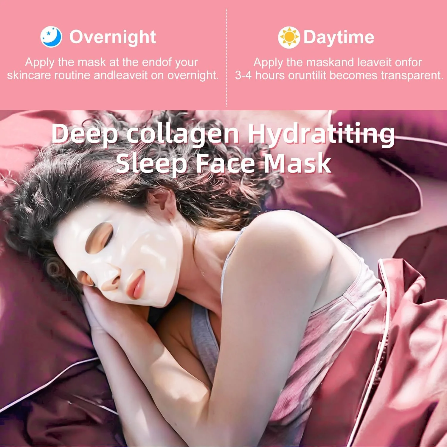 Маска Коллагеновая, Органический Коллаген Real Deep Mask, Корейская Маска для Лица, фото №3