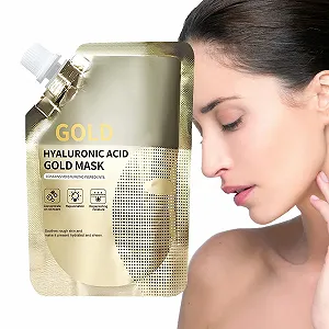 Маска Змеиный Retinol Gold, Золотая маска, Маска Змеиный Яд Пептид Gold, Антивозрастная Золотая маска для лица, Омолаживающая Золотая маска-пленка, Увлажняющая для упругости лица - Фото 1