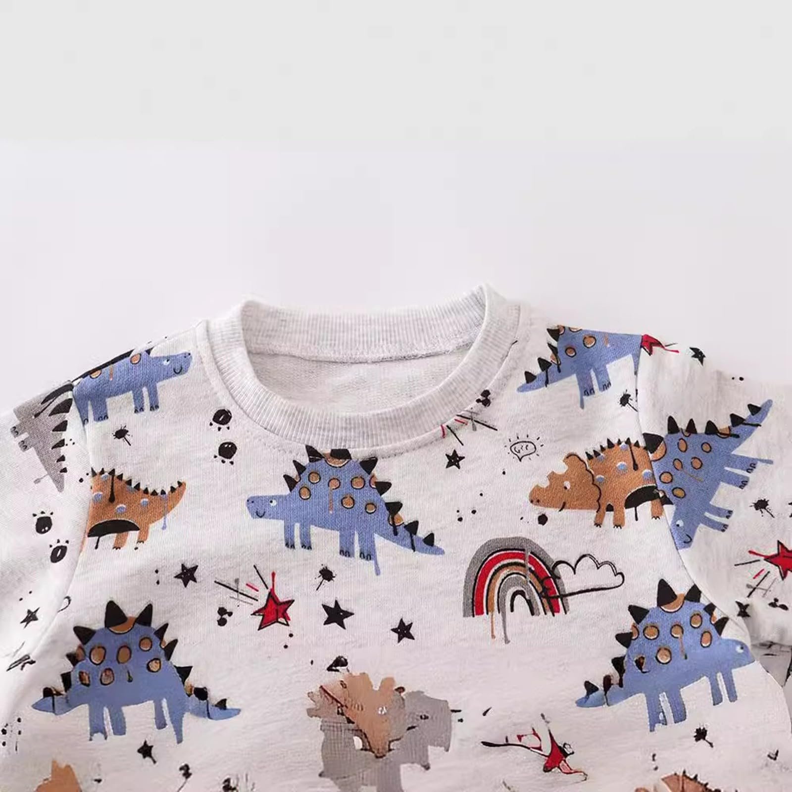 Пуловер Sonnena Дитячий для хлопчиків Довгий рукав Динозавр, фото №5