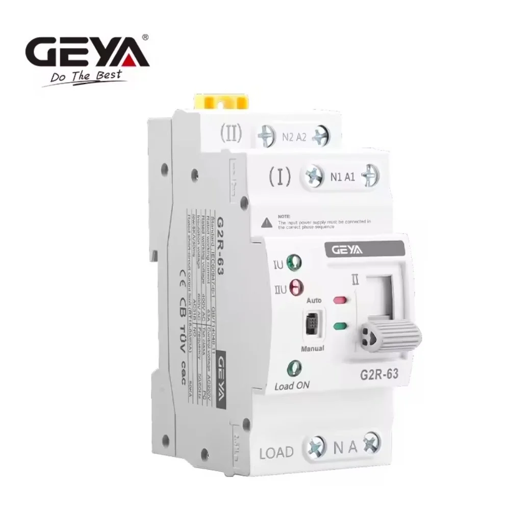 Автомат ввода резерва GEYA G2R-63 2P 63A 230V АВР, фото №6