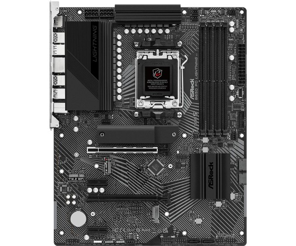 Материнська плата ASRock B650 PG LIGHTNING (AM5/B650, 4*DDR5, 2xPCIex16 HDMI 4xSATAІІІ 3xM.2, 2.5GLan, 7.1ch, ATX, фото №1