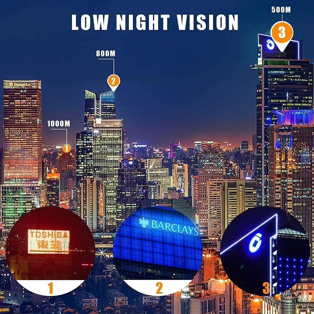 Бінокль Generic 12x42 HD Високоефективний Водонепроникний, фото №5