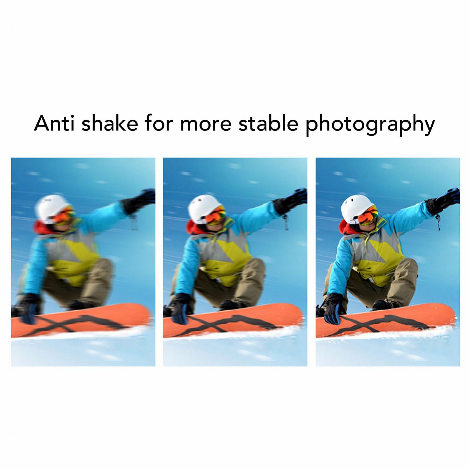 Екшн-камера Plyisty 2.4G WiFi Vlogging 1080P Hands-Free POV Action Екшн-камера Ice Stabilisation Mount Anywhere Body Екшн-камера для Мотоцикла [з Білим Силіконовим Чохлом], фото №4