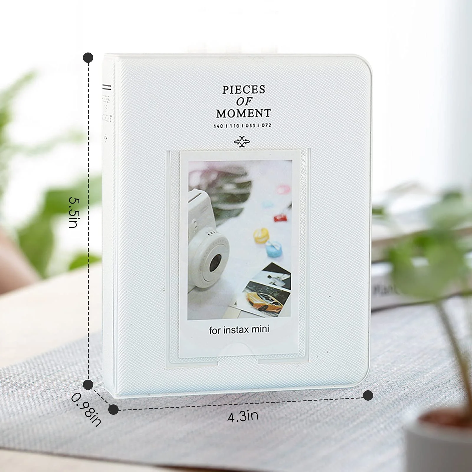 Фотоальбом Oberster для Fujifilm Instax Mini 7s 8 8+ 9 25 50s 70 90, 5 x 7.6 cm - 2 шт, Розовый и Белый, фото №2 Фотоальбом Oberster для Fujifilm Instax Mini 7s 8 8+ 9 25 50s 70 90, 5 x 7.6 cm - 2 шт, Розовый и Белый, фото №2