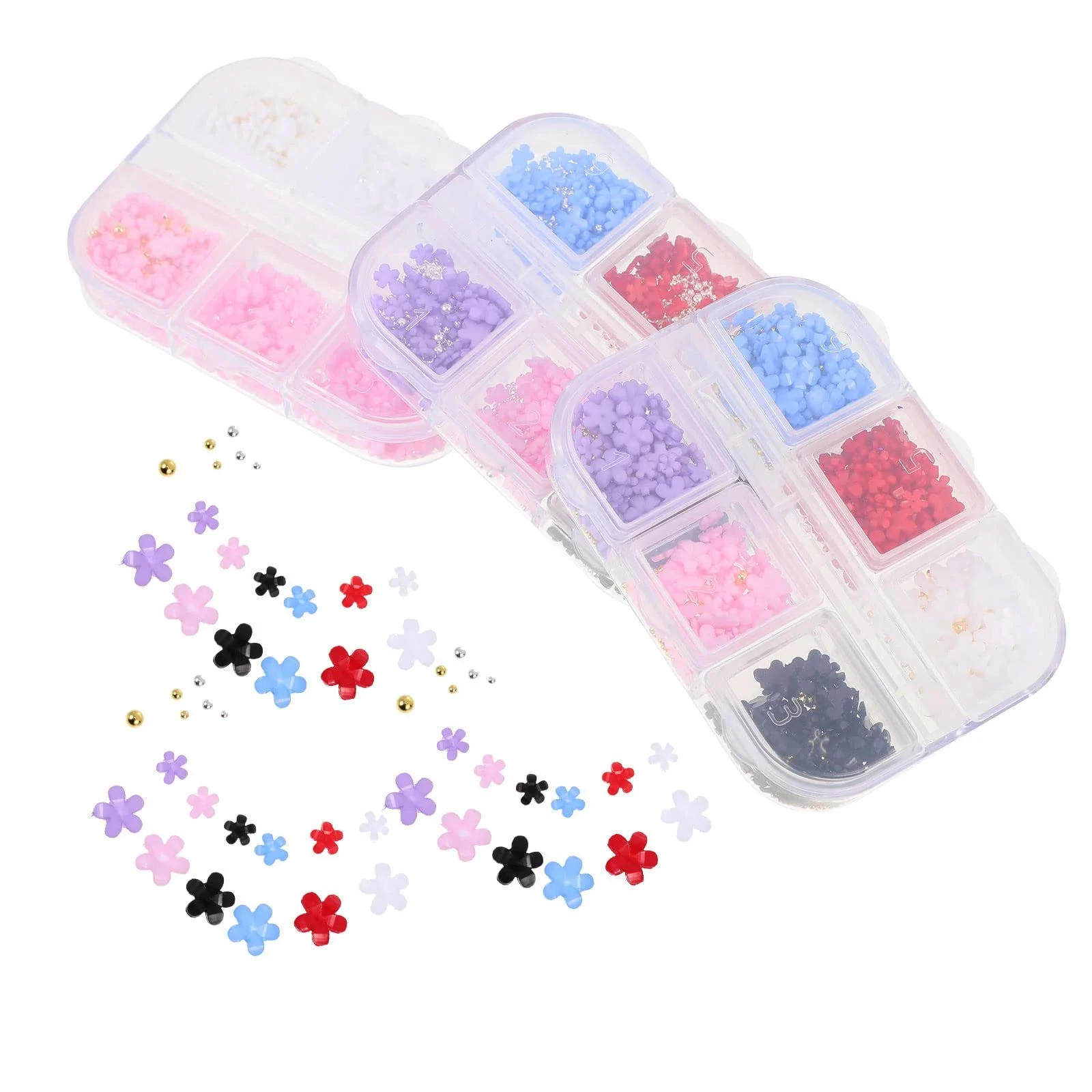 Підвіски для нігтів Квіти, фото №1