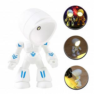 Лампа WATIIFUFU Kidzrobotix Детская Настольная Лампа USB Светодиодная Белая synthetic.ua - Фото 1
