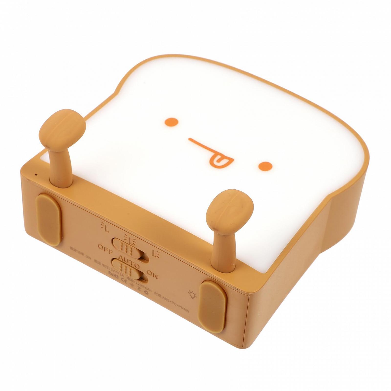 Светильник HEMOTON Toast PAT Лампа USB для стола Сенсорный регулируемый ночник Телефонная ночная лампа для детей, фото №1