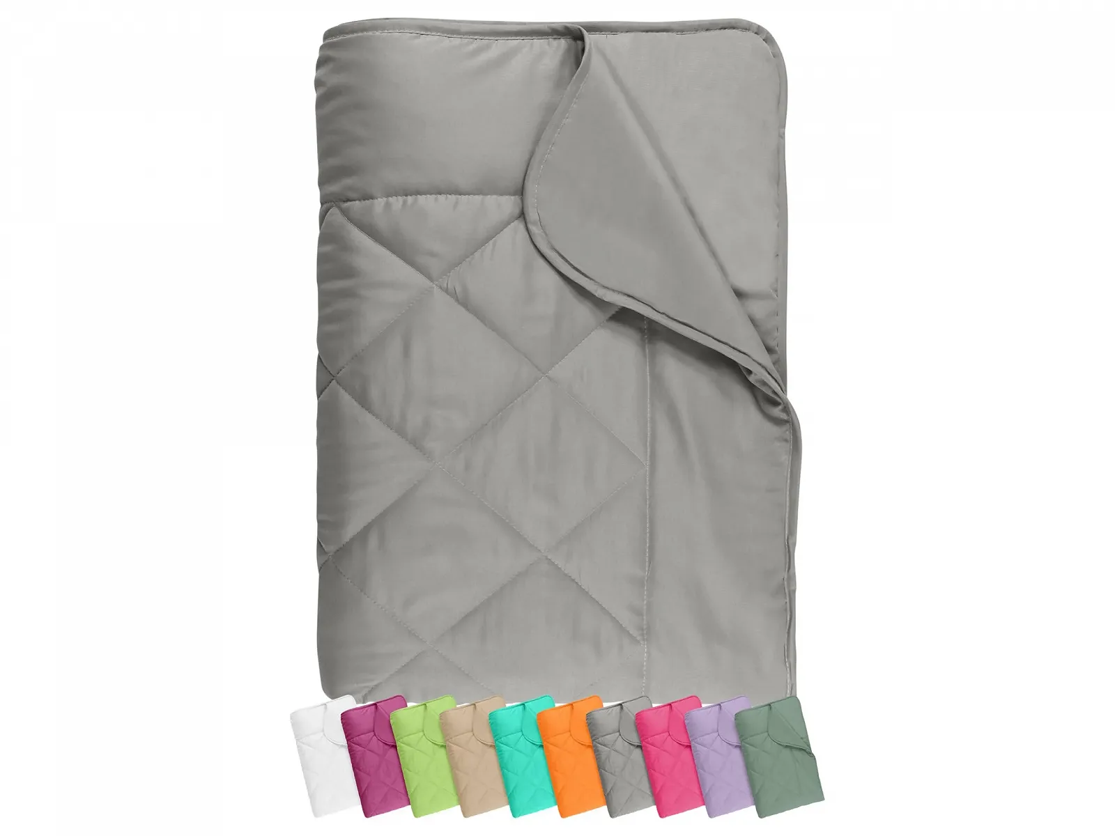 Покривало NplusEins Легка Мікрофібра 135 x 200 см Сірий, фото №1