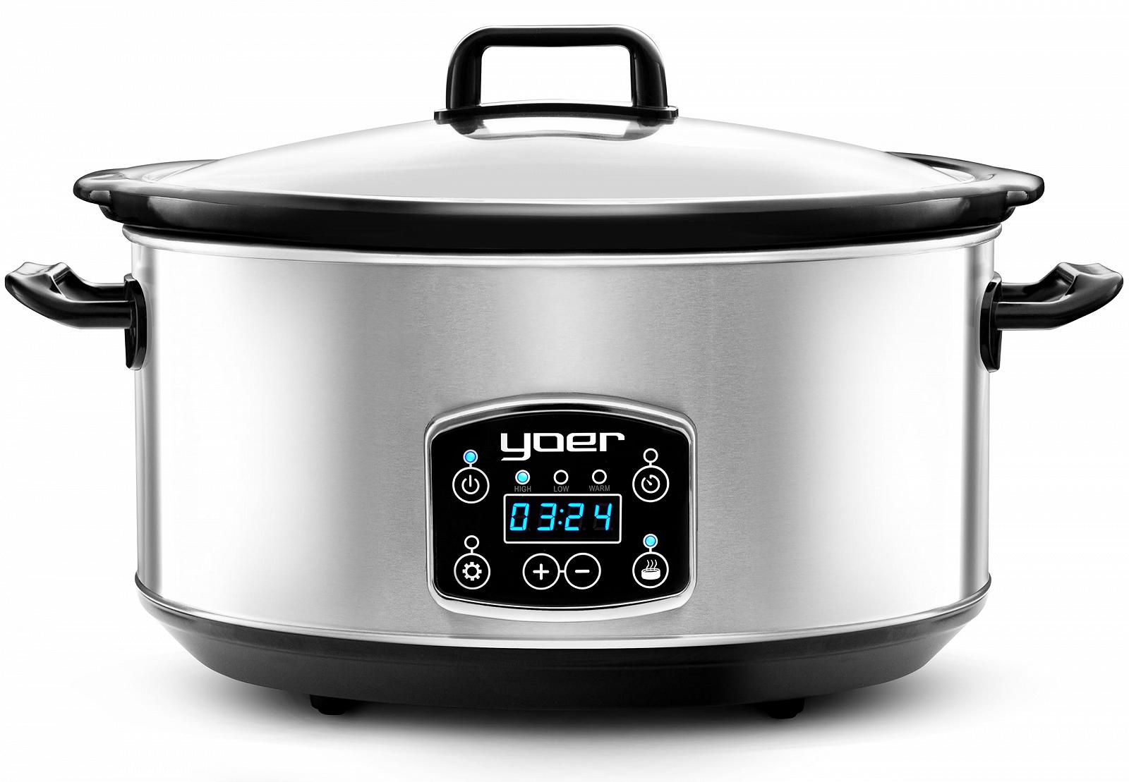 Мультиварка Yoer Clever-Cook SC6502S 320 Вт 6,5 л Многофункциональная LCD-дисплей Съемная керамическая вставка Антипригарное покрытие, фото №1