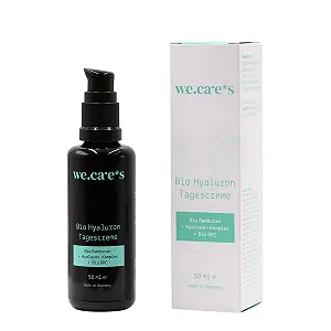 Денний крем wecares Organic Hyaluronic зволожуючий антивіковий веганський з алое вера та рамбутаном synthetic.ua - Фото 1