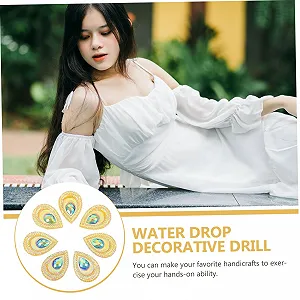 Краплі STOBOK Набір Декоративний Діамант synthetic.ua - Фото 1