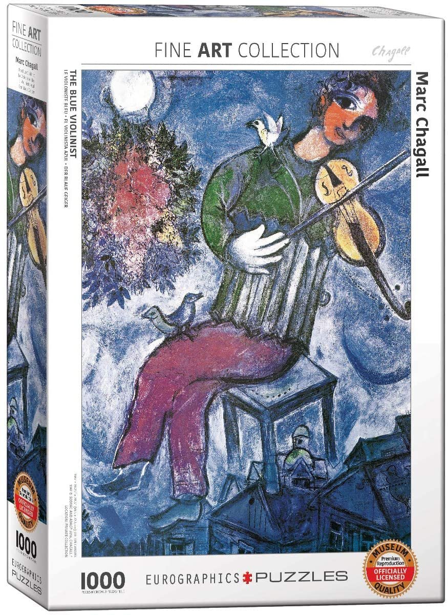 Пазл Marc Chagall The Blue Violinist 1000 элементов 68 x 48 см, фото №1