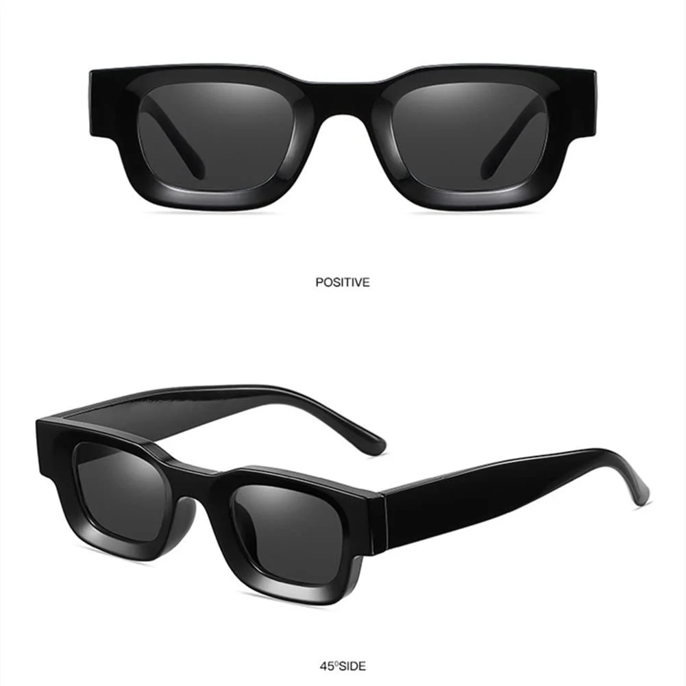 Прямокутні Поляризовані Сонцезахисні Окуляри WDZAYXC Ретро Квадратна Рама для Чоловіків і Жінок UV 400 Захист, фото №2 Прямокутні Поляризовані Сонцезахисні Окуляри WDZAYXC Ретро Квадратна Рама для Чоловіків і Жінок UV 400 Захист, фото №2