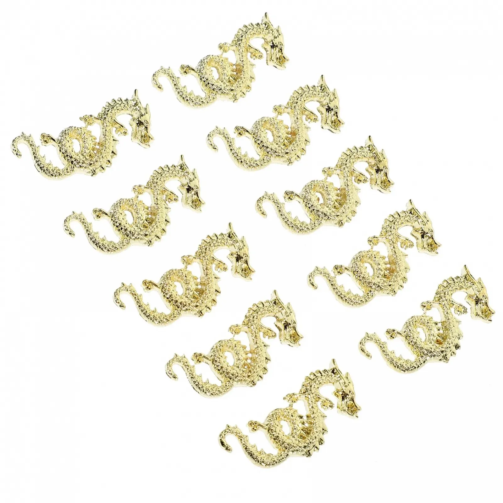 Украшения для маникюра Рождественские балерины Рождественский набор заклепок Мини Lux Украшения Рождественская магия для ногтей Аксессуары для ногтей из сплава Золотой, 20 шт, фото №6