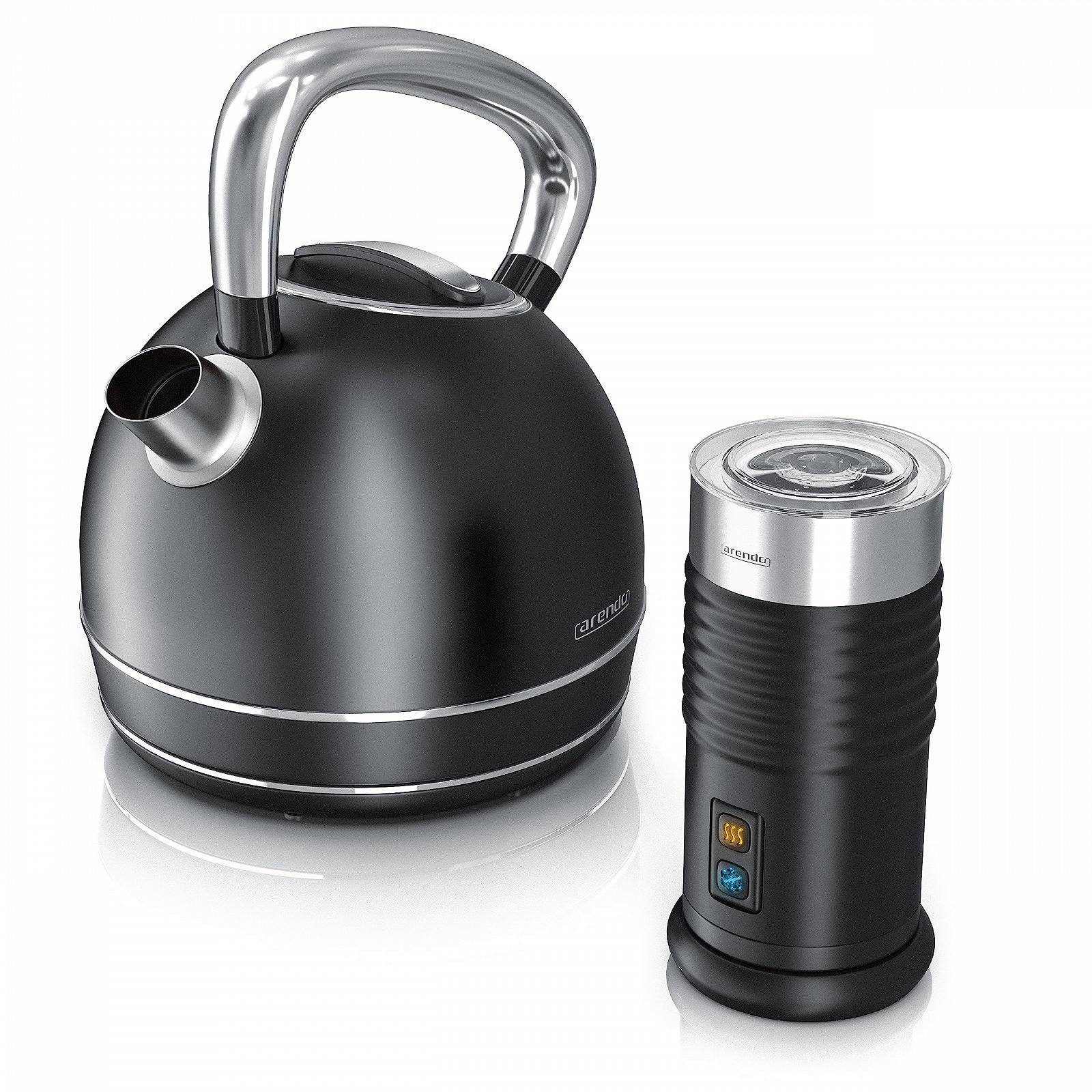 Електрочайник Arendo 2200 Вт 1,7 л Чорний, фото №1 Електрочайник Arendo 2200 Вт 1,7 л Чорний, фото №1