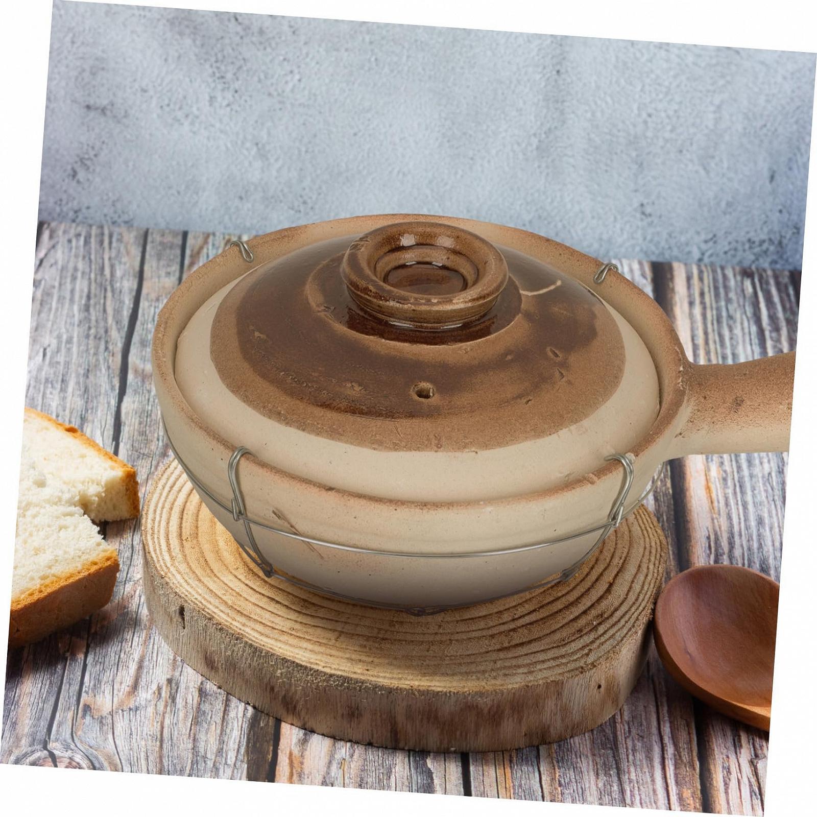 Горщик для тушкування TOPBATHY Китайський стиль З ручкою Керамічний, фото №4