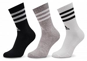Шкарпетки Adidas 3S C SPW CRW 3P Білий, Сірий, Чорний  40-42 - Фото 1