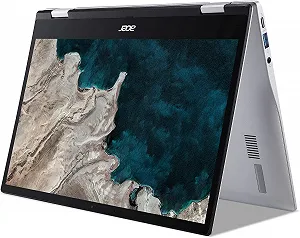 Сенсорный ноутбук 13.3" Acer Chromebook Spin 513 (CP513-1H-S3XM) Qualcomm Snapdragon 7180c Lite RAM 4GB eMMC 64GB 13ч батарея ChromeOS Алюминиевый корпус (UKR) synthetic.ua - Фото 1