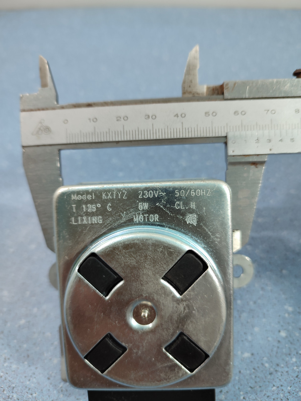 Мотор вертела гриля KXTYZ T125°C 6W вал под квадрат, фото №6