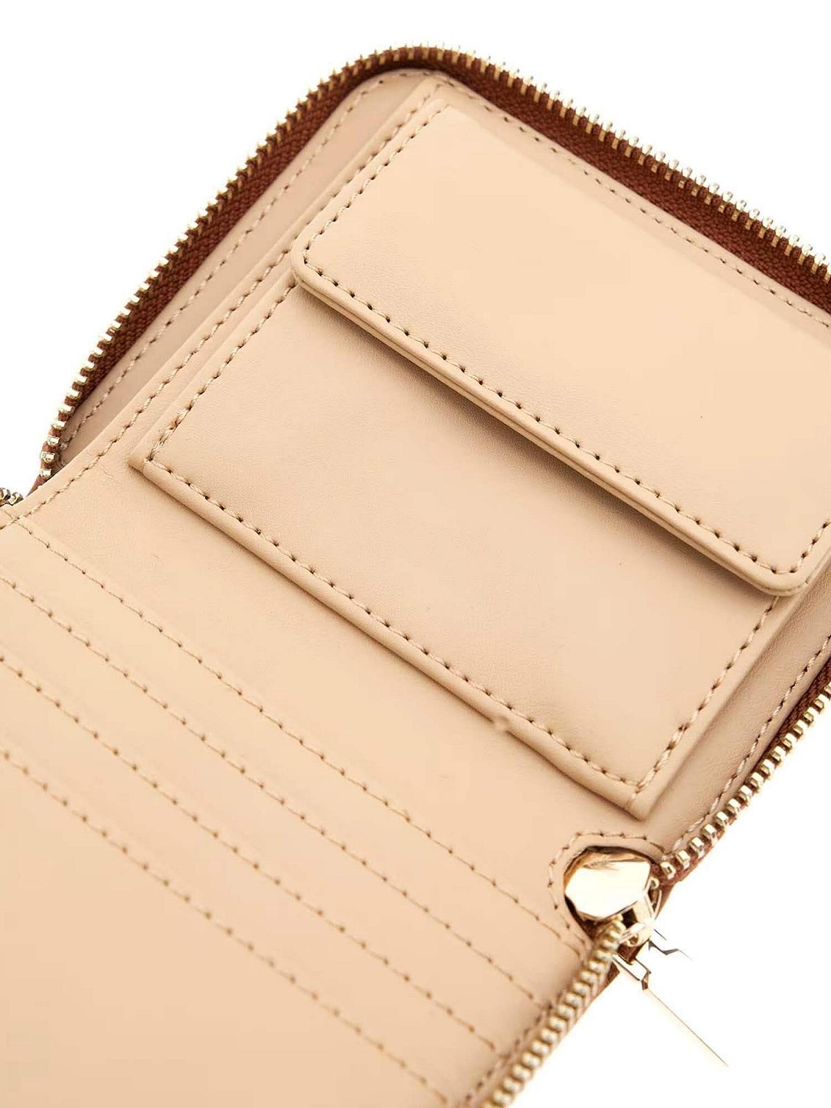 Гаманець GUESS Laurel SLG Small Zip Around S Cognac, Коньячний, фото №3