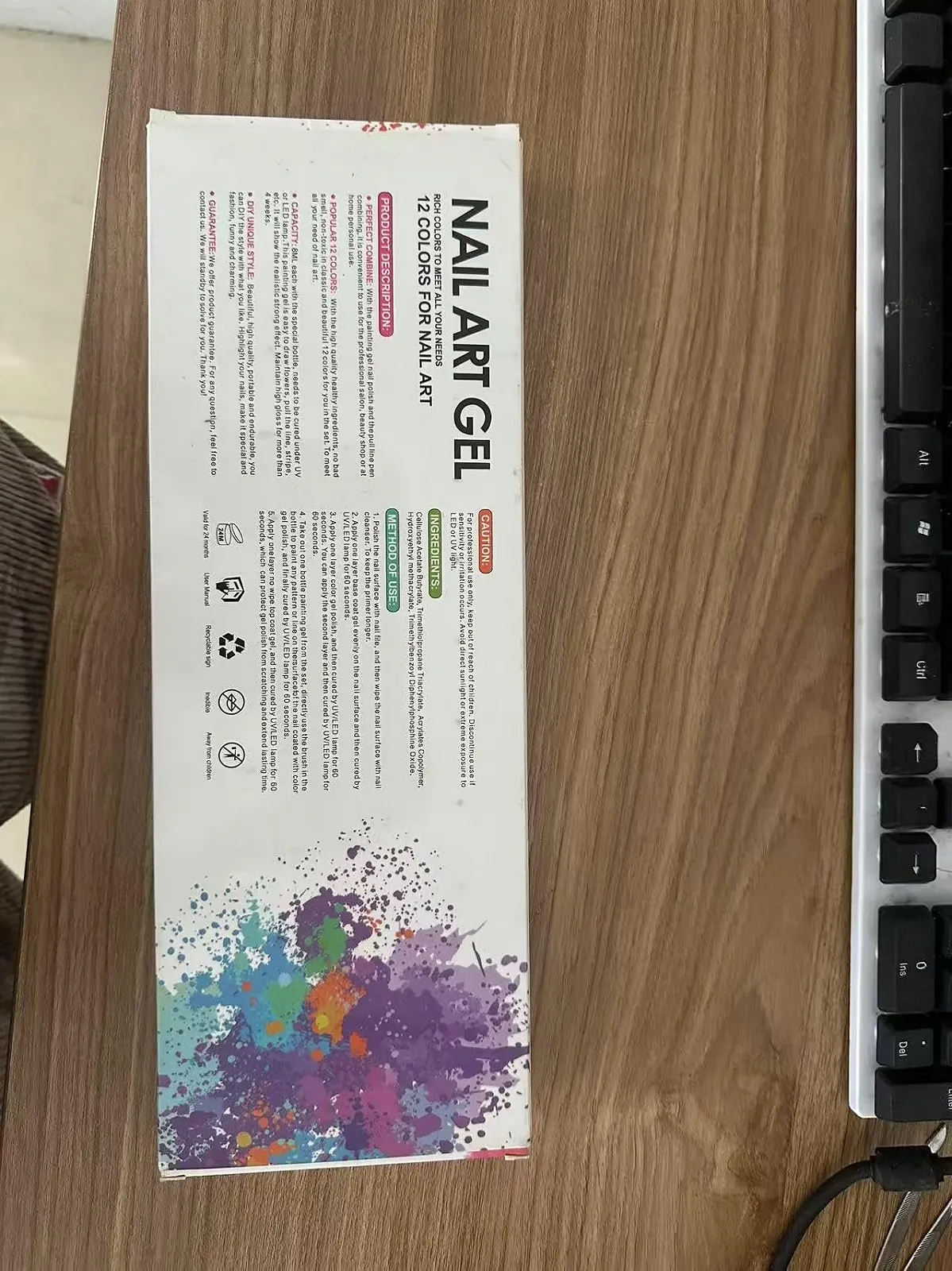 Гель-лак AIJIMEI, набір, світловідбивний гель-лак для лінійного дизайну, 12 кольорів, 8 мл, фото №3