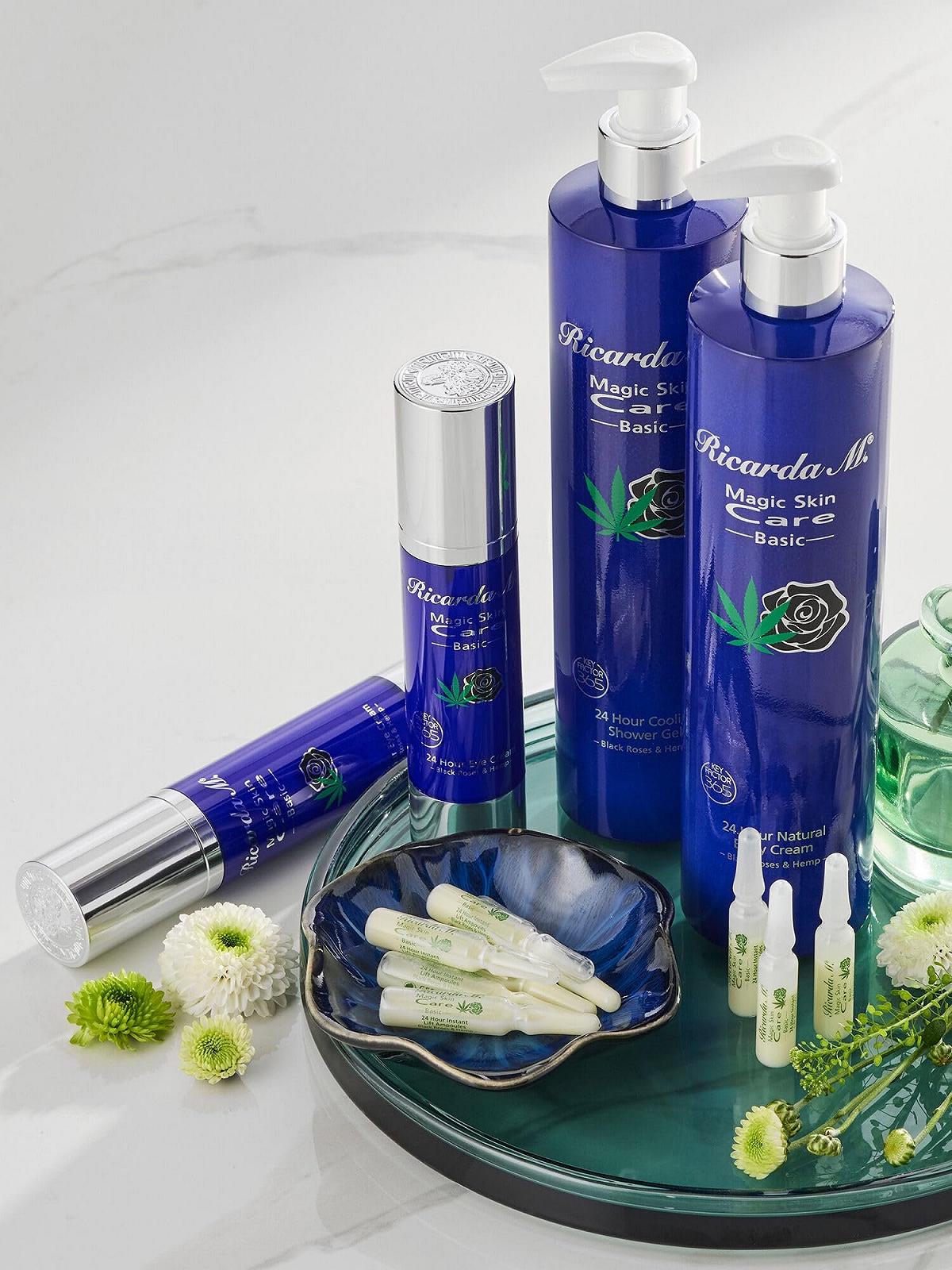 Гель для душу Ricarda M. MSC 24 Hour Black Roses & Hemp Антивіковий 400 мл, фото №6 Гель для душу Ricarda M. MSC 24 Hour Black Roses & Hemp Антивіковий 400 мл, фото №6