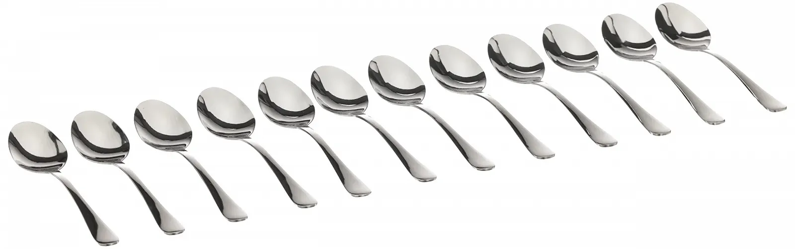 Набір кавових ложок Esmeyer Sylvia, 12 шт, нержавіюча сталь 18/0, поліровані, фото №6