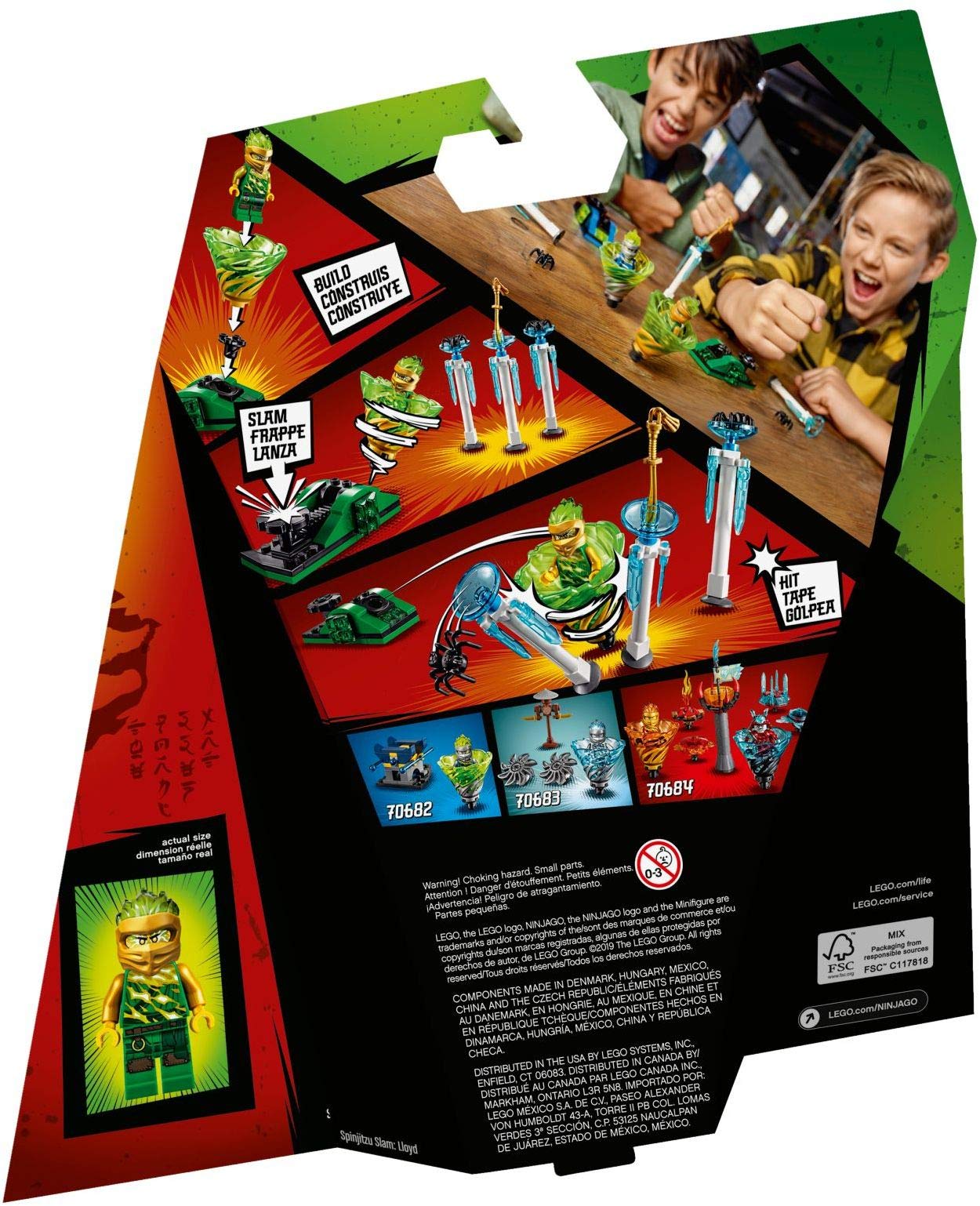 Конструктор LEGO NINJAGO 70681 Spinjitzu Slam - Lloyd, фото №4