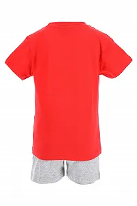 Комплект піжамний Disney Pixar Cars для хлопчиків, футболка та шорти, дизайн Блискавки Макквіна synthetic.ua - Фото 1