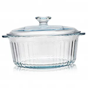 Купити Набір форм з боросилікатного скла круглий з кришкою - Фото 1 Набір форм з боросилікатного скла круглий з кришкою - Фото 1