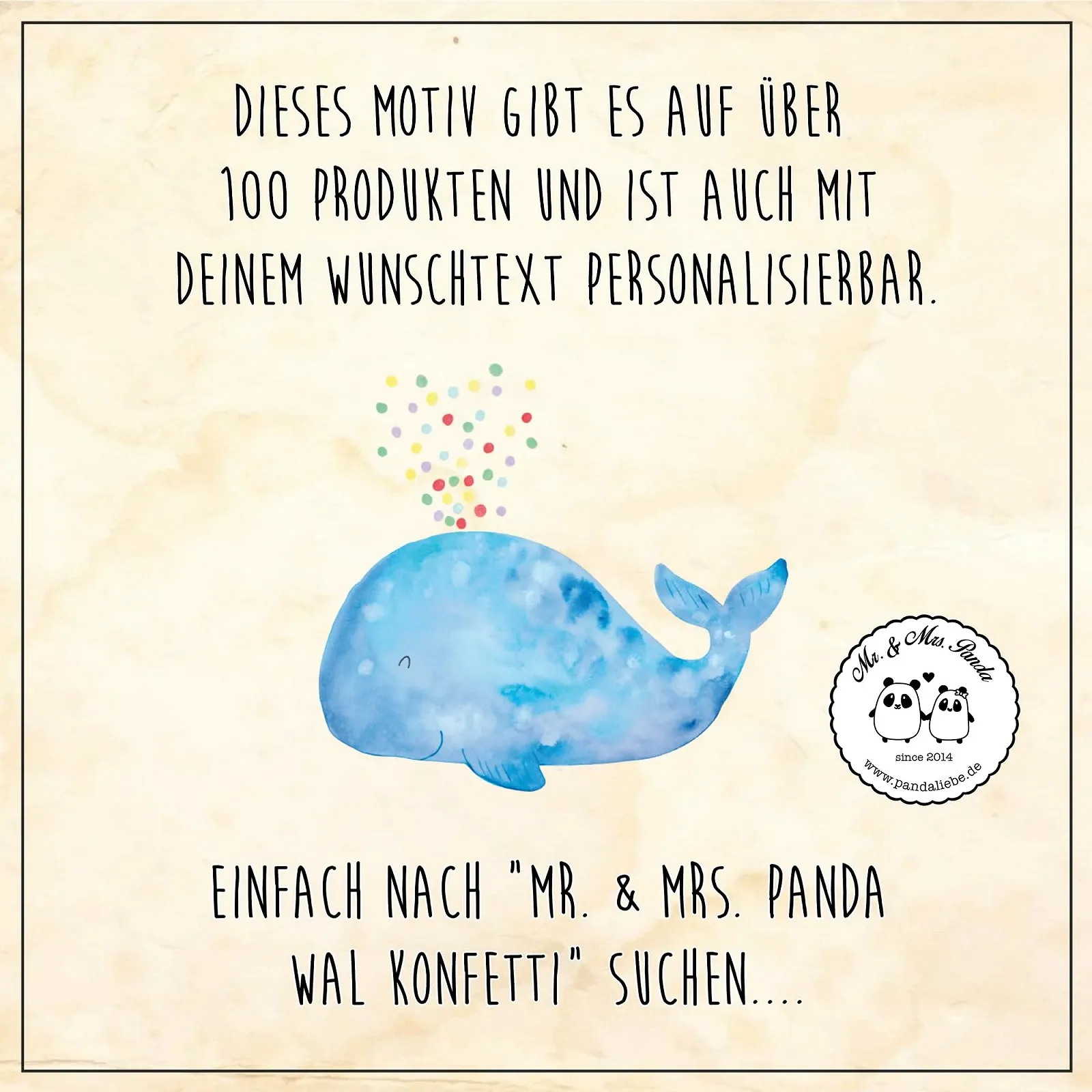 Миска Mr. & Mrs. Panda Персонализированная Зерновая Миска Кит Конфетти, фото №6