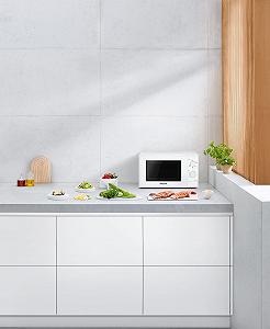 Мікрохвильова піч з грилем Panasonic NN-K10JWMEPG 20 L Біла synthetic.ua - Фото 1