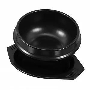 Кастрюля керамическая для риса с подставкой энергосберегающая для тушения и бибимбапа - Фото 1