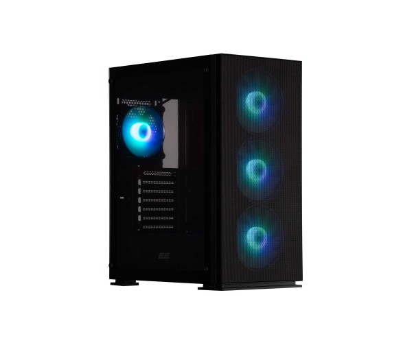 2E Gaming Корпус Virtus Neo G3301N без БЖ 2xUSB3.0, 1xUSB2.0, 3x140мм ARGB 1x120мм VGA 340мм LCS ready контролер з пультом TG Side Panel ATX чорний, фото №2