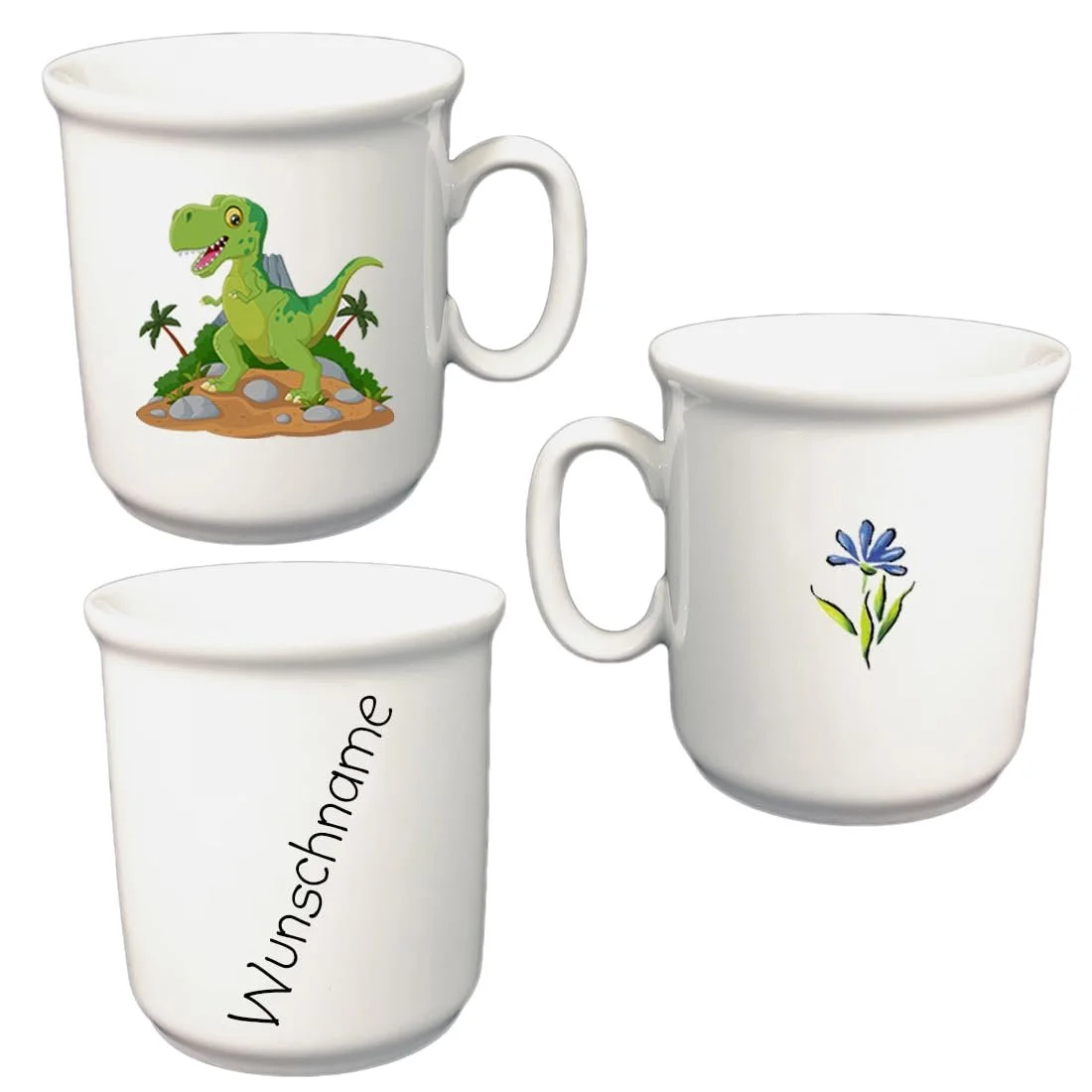 Детский набор посуды Персонализированный 3 предмета Фарфоровая, фото №2 Детский набор посуды Персонализированный 3 предмета Фарфоровая, фото №2