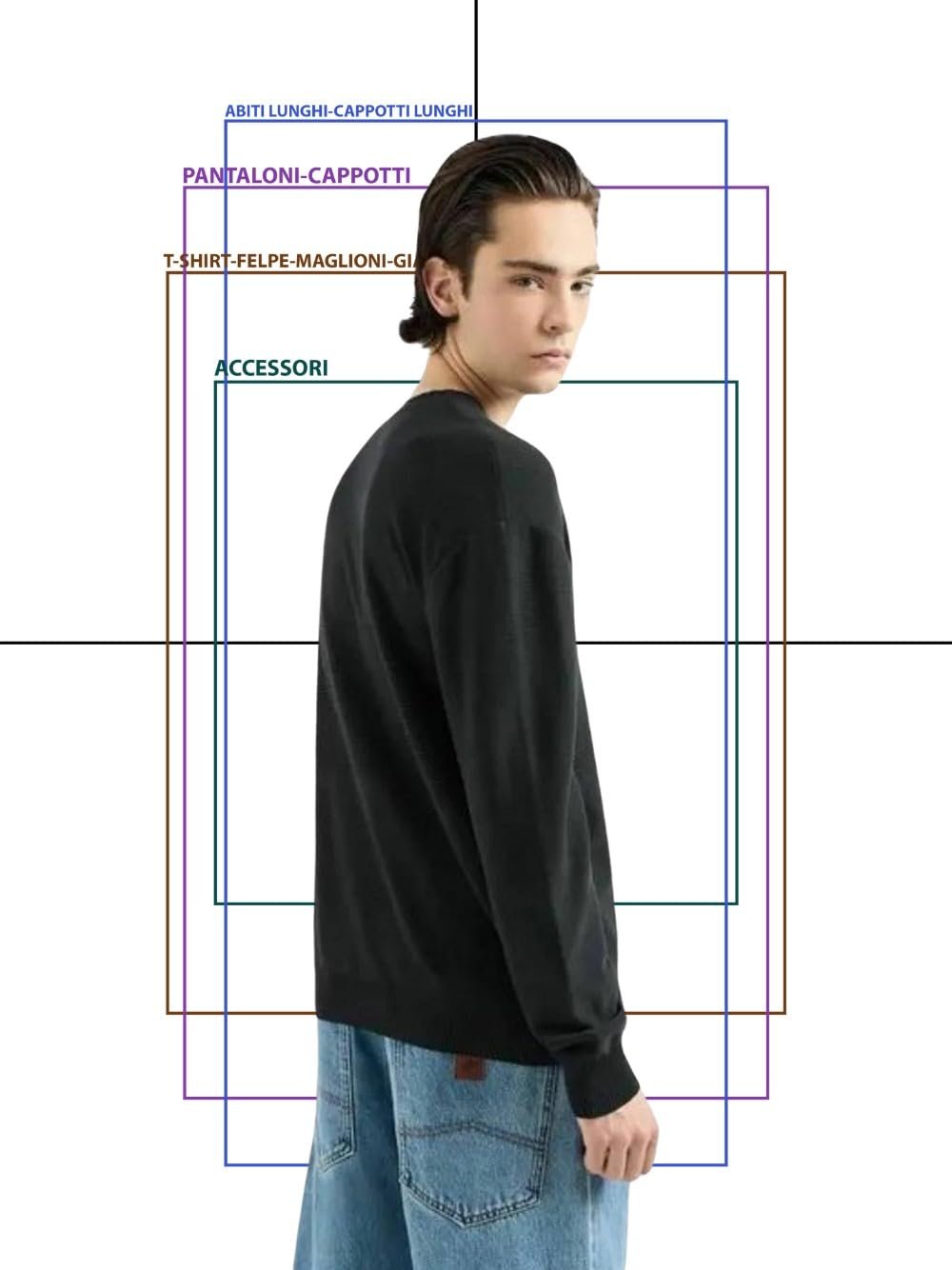 Джемпер Armani Exchange The Grid, Sustainable, Reverse Jersey Link Stitch, фото №3