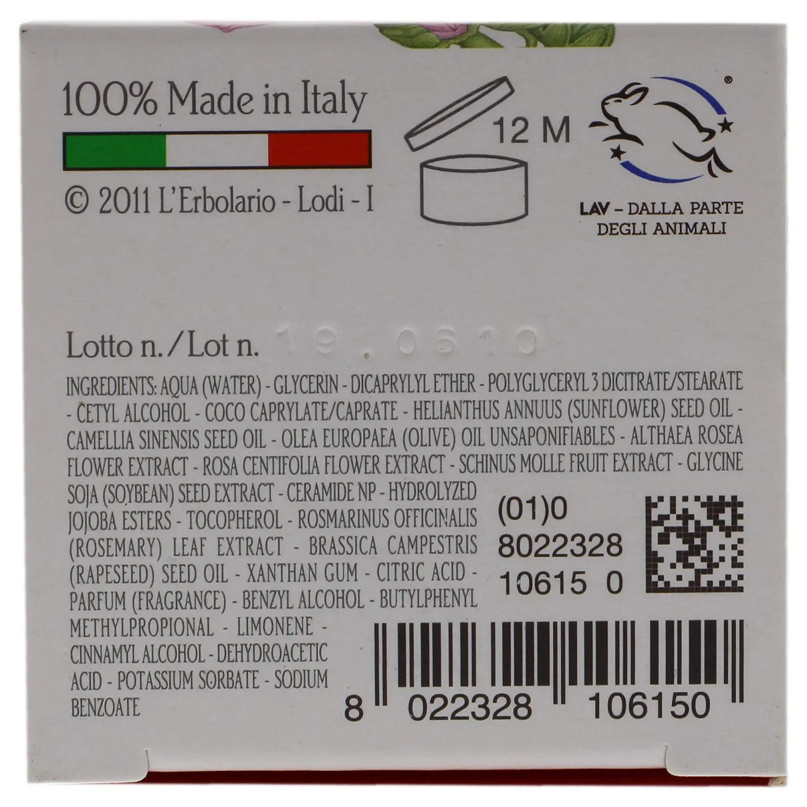Крем для рук L'Erbolario 3 Rosa Живильний 75 мл, фото №5 Крем для рук L'Erbolario 3 Rosa Живильний 75 мл, фото №5