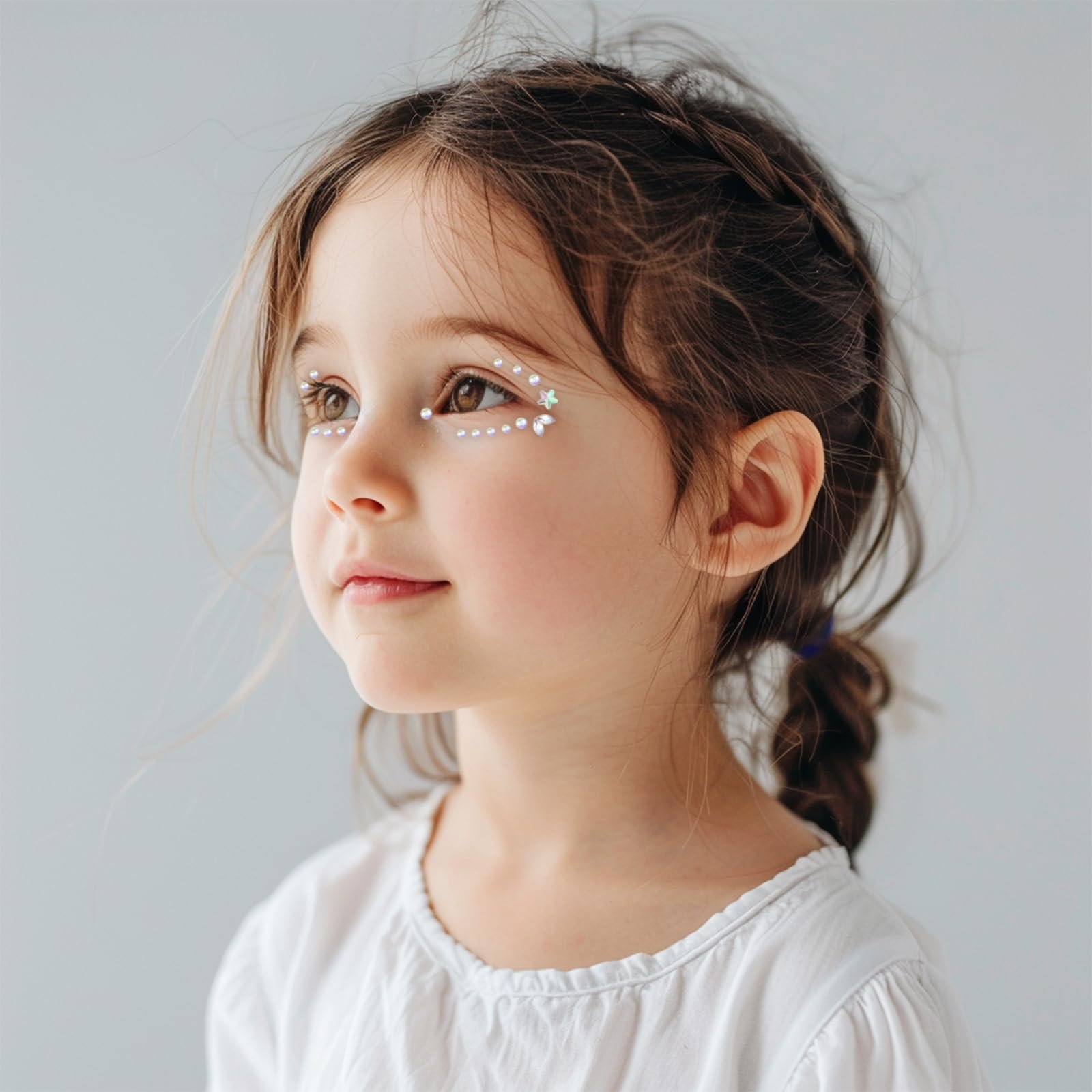 Самоклеящиеся кристаллы для лица 892 шт. Акриловые камни для макияжа, DIY поделок, тела, ногтей, украшения для вечеринок, фото №4