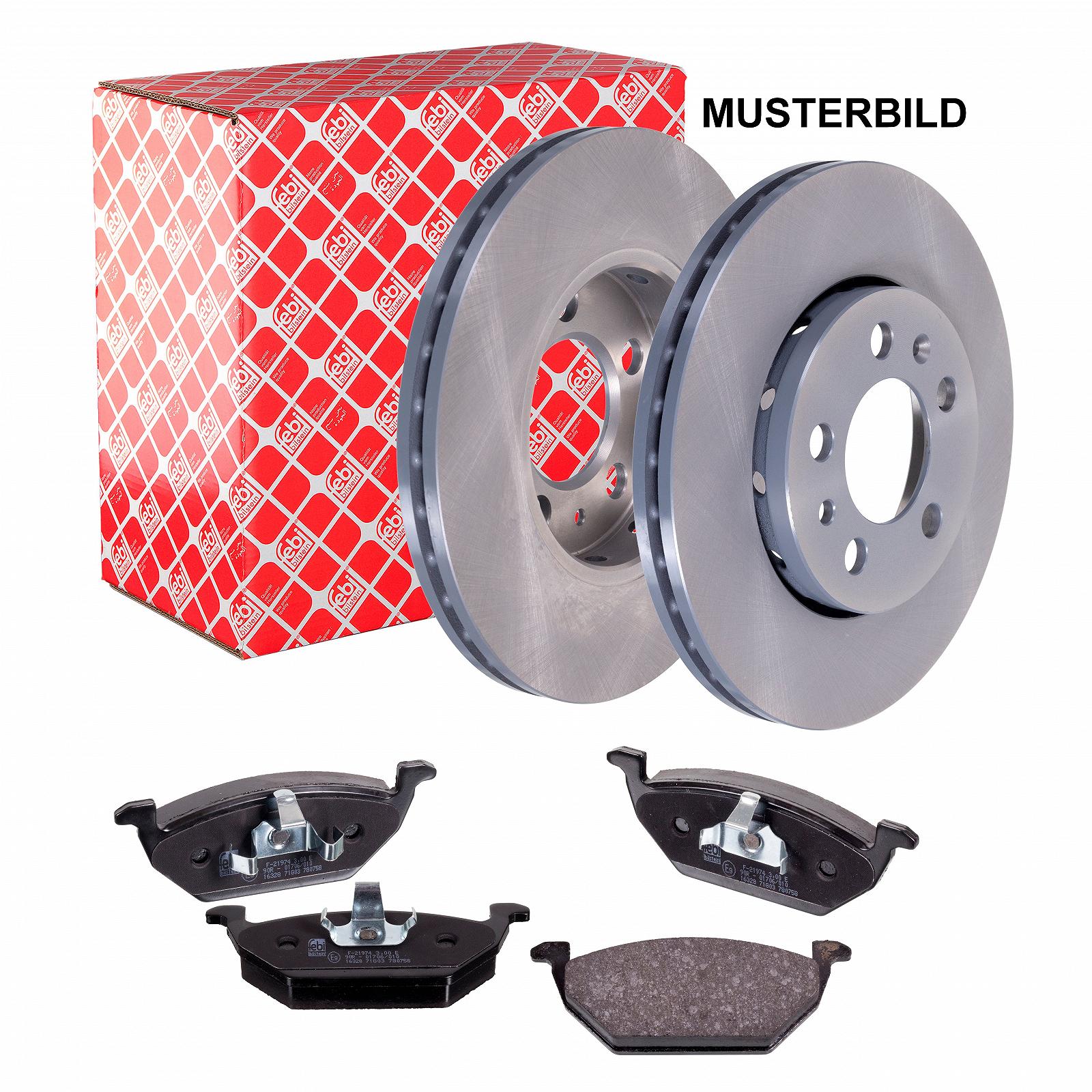 Гальмівний диск FEBI BILSTEIN 10321 CITROËN PEUGEOT передня вісь, фото №1