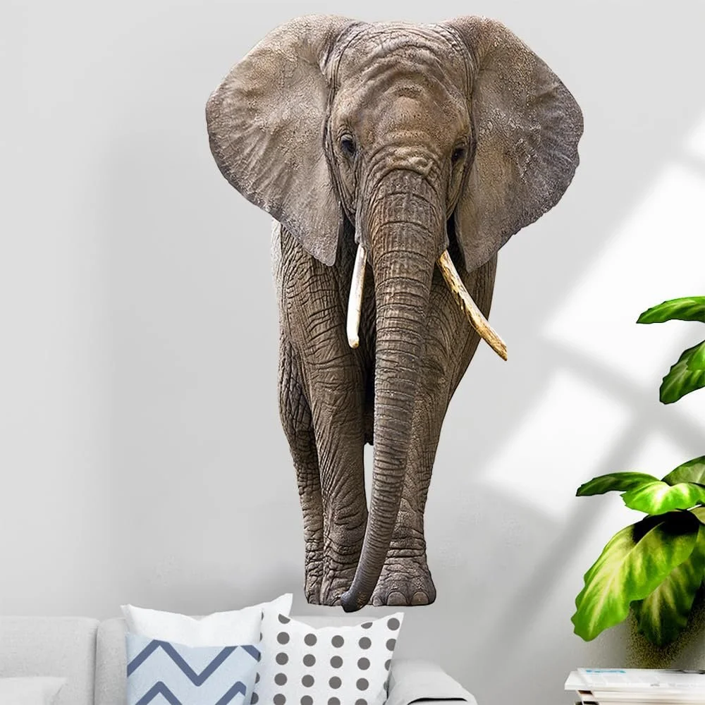 Наклейка на стену Elephant DIY Elephant для детской комнаты и гостиной, фото №5