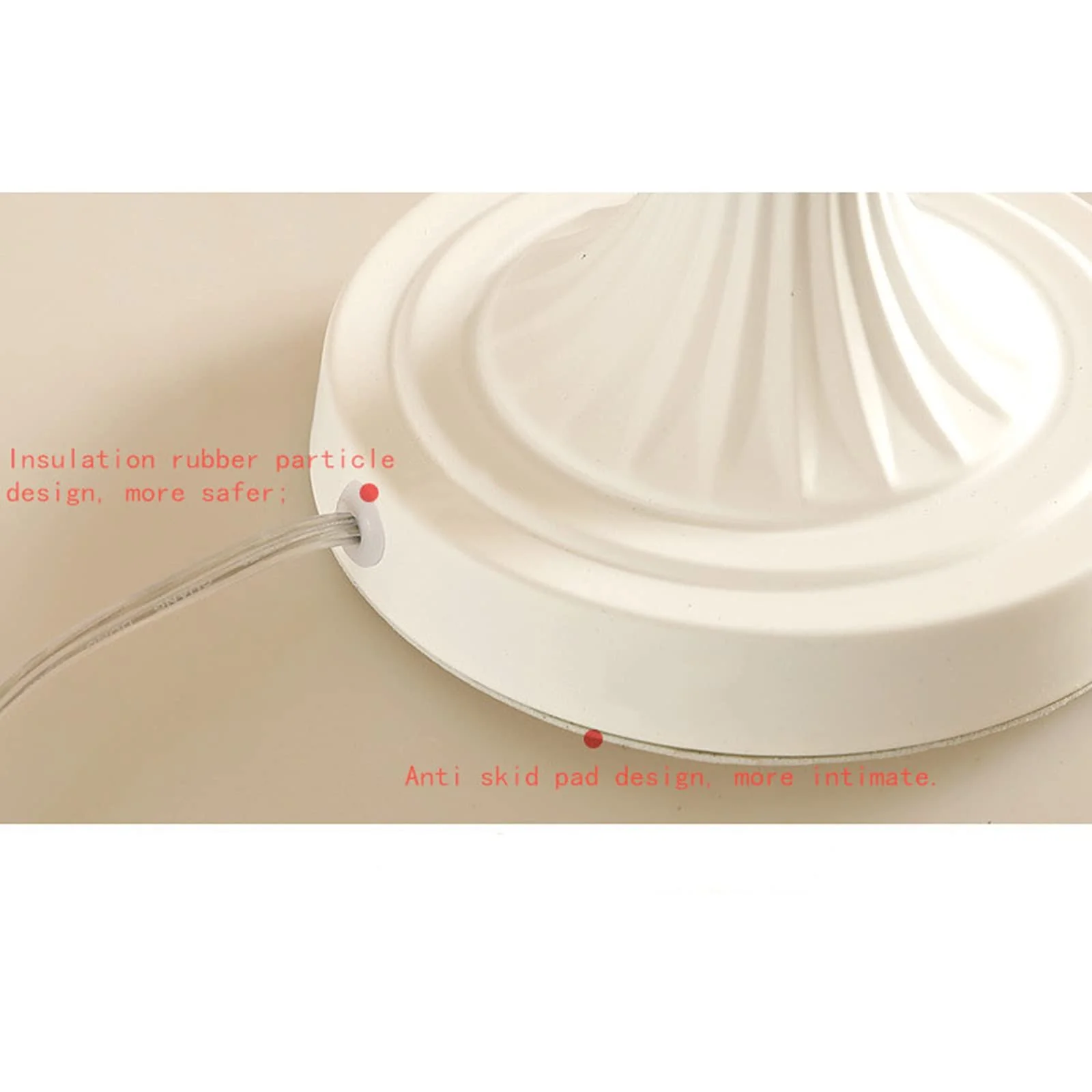 Настільна лампа Rose Glass Flowers Ceramic Flower Vintage Рожева, фото №5