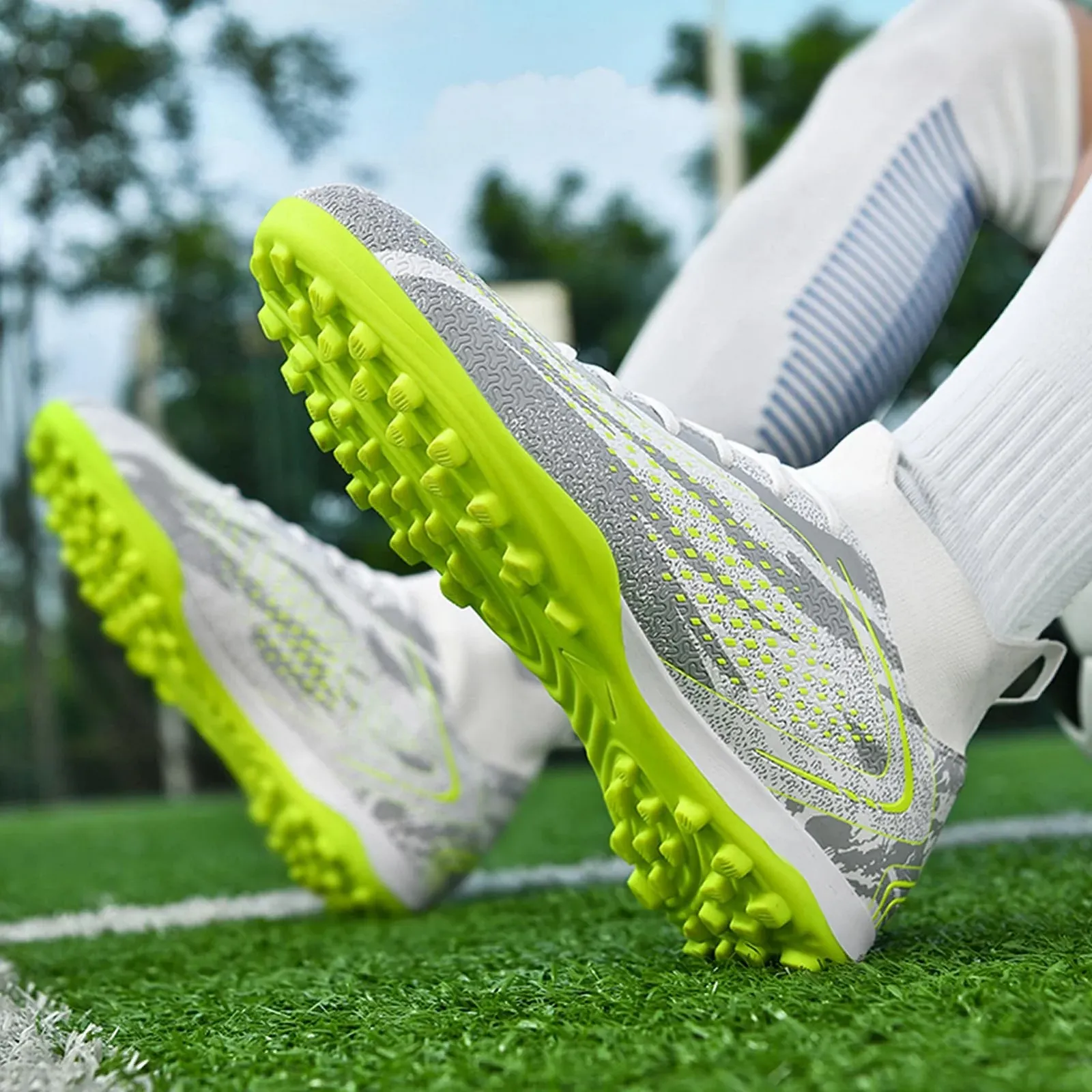 Футбольні Бутси Donbest Дитячі для Штучної Трави AG FG Шипи Професійні Тренувальні, фото №7