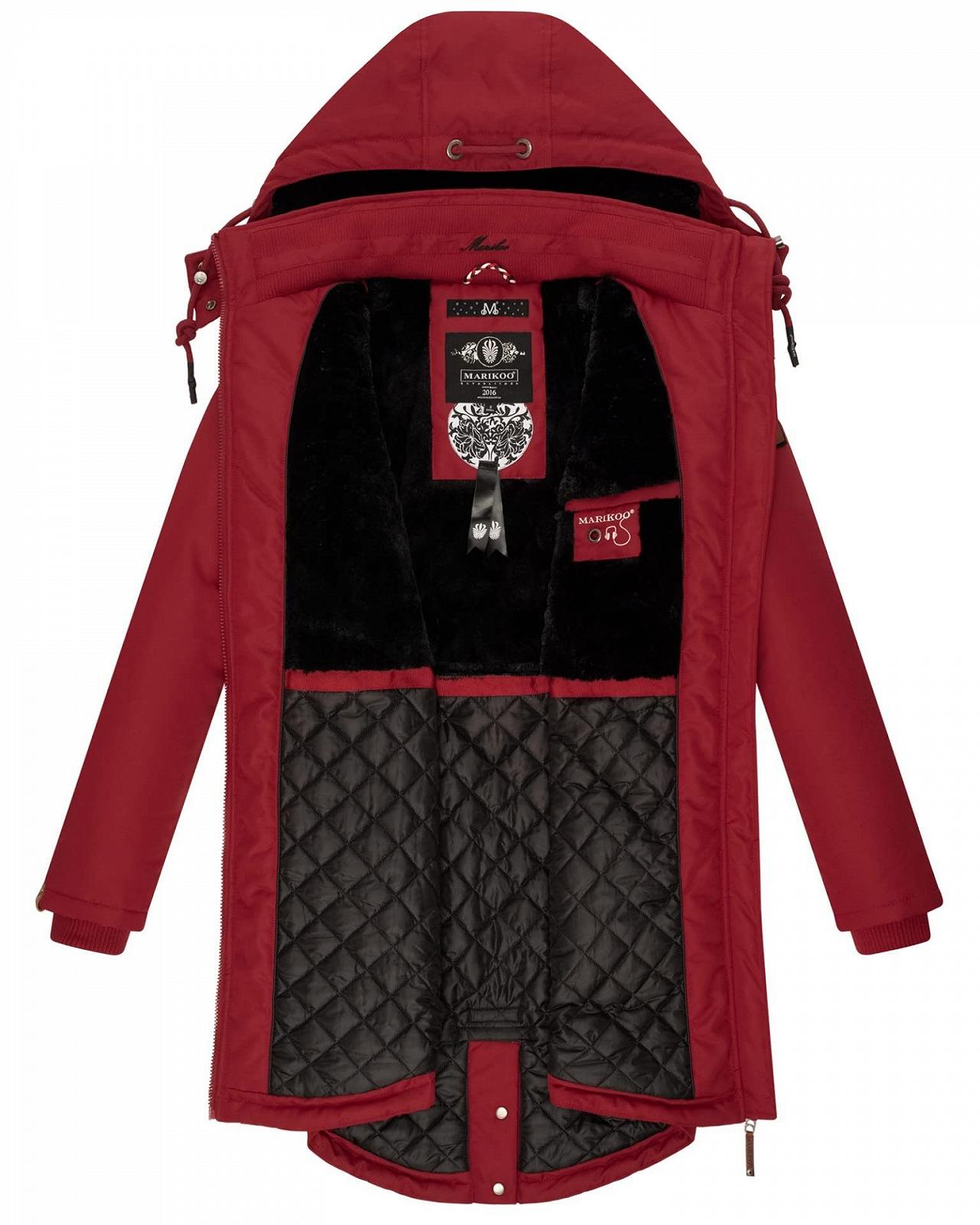 Женская зимняя куртка Marikoo B807 с теплой подкладкой и капюшоном, фото №6 Женская зимняя куртка Marikoo B807 с теплой подкладкой и капюшоном, фото №6